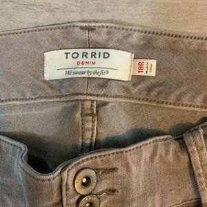 Torrid Taupe Stretch Jegging
